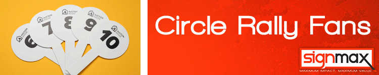 Custom Circle Fans | Signmax.com