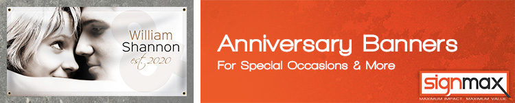 Custom Anniversary Banners from Signmax