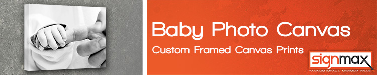 Custom Framed Canvas Prints for Baby Photos | SignMax