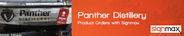 Custom Signs for Panther Distillery | Signmax.com