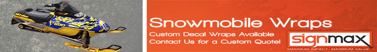 Custom Snowmobile Wraps | Signmax.com