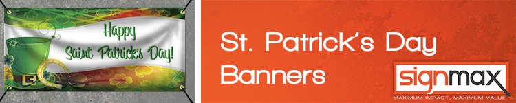 Custom St. Patrick's Day Banners from Signmax.com
