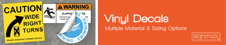 Vinyl Decals | Signmax.com