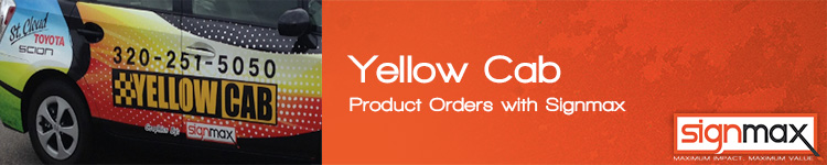 Custom Signs for Yellow Cab | Signmax.com